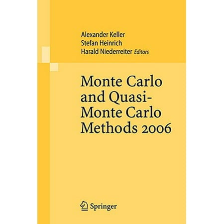 Monte Carlo And Quasi Monte Carlo Methods 2006 Walmart Com