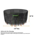 thumbnail image 2 of STARTWO Outdoor Furniture Cover Waterproof 110"Dia Heavy Duty Patio Table and Chairs Covers, 2 of 8