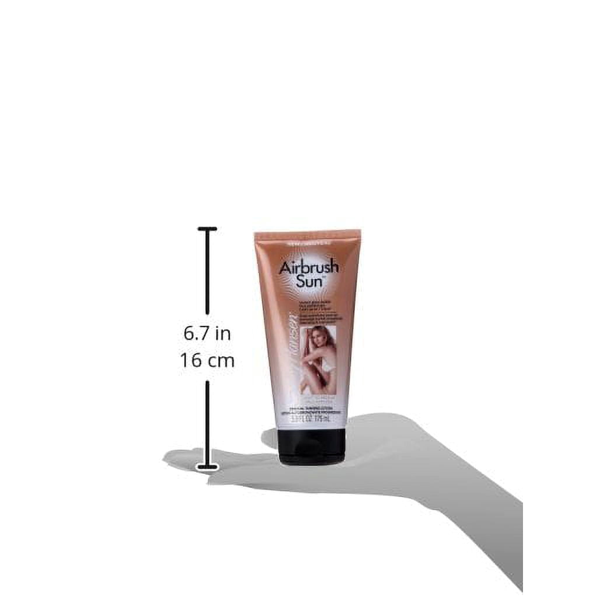 Sally Hansen Airbrush Sun Gradual Tanning Lotion, Light to Medium, 6 oz
