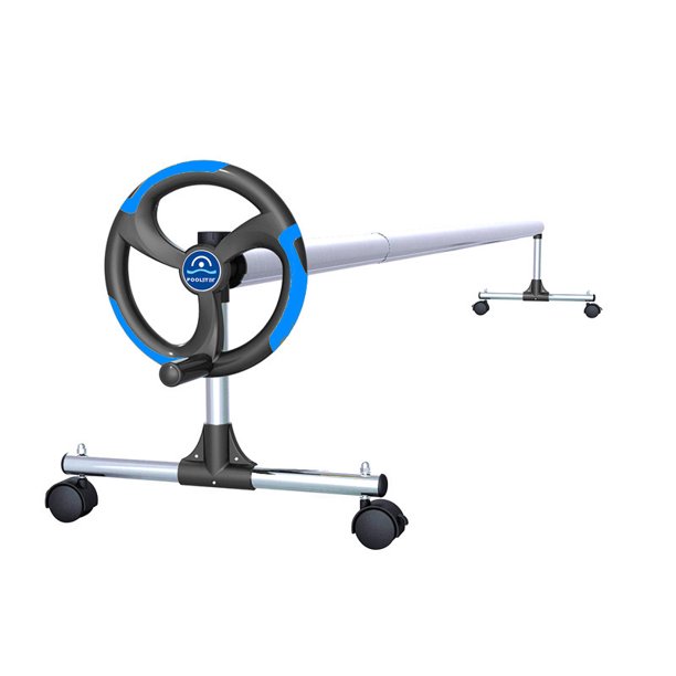 InGround Pool Solar Cover Aluminum Reel with Telescopic Tube and