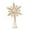 White and Gold, variant on LYCAQL White and Gold Star Snowflake Christmas Tree Topper Christmas DÃ©cor, Sparkling White Gold Shatter Resistant for Any Size Christmas Tree