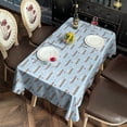 thumbnail image 2 of Light Blue Unicorn Rainbow Pattern Rectangle Tablecloth 60"x120",Waterproof Polyester Rectangle Table Cloth, Wipeable Spillproof Polyester Tablecloth for Dining, Camping, Indoor and Outdoor, 2 of 6