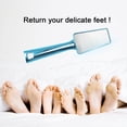 thumbnail image 1 of Dvkptbk Foots File Double Sided Foot File Pedicure File, Removal of Damaged and Hard, Nano Glass Foot File Pedicure File, Travel Use, Portable Handheld Foot Scraper Storage & Organization, 1 of 9