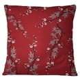 thumbnail image 2 of S4Sassy Brick Red Tree Printed Pillow Case Home Decorative Square Cushion Cover - Choose Size, 2 of 3