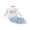 Blue, variant on Infant Baby Girl First Birthday Outfits 9 12 18 Months Letter Long Sleeve Romper Tutu Skirt Headband Clothes Set