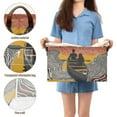 thumbnail image 5 of Yayeee Foldable Storage Basket for Shelves with Handles Waterproof Cloth Bins, Striped Boat, 5 of 7