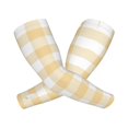 thumbnail image 2 of PAYOHTO Women Men Gardening Sleeves with Thumb Hole, Sun Protection Cooling Arm Sleeves for Farm Work Sports Tartan Plaid Yellow, 2 of 8
