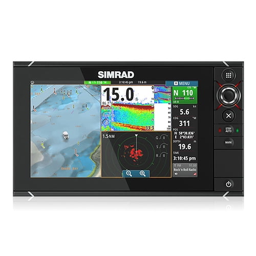 Simrad 00011192001 GPS Fishfinder Combo w/ HEROiC Software Walmart