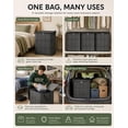 thumbnail image 3 of Clearance Spacious Moving Storage Bin, Zippered Organizer,XXL Foldable Storage Bags, 3 of 8