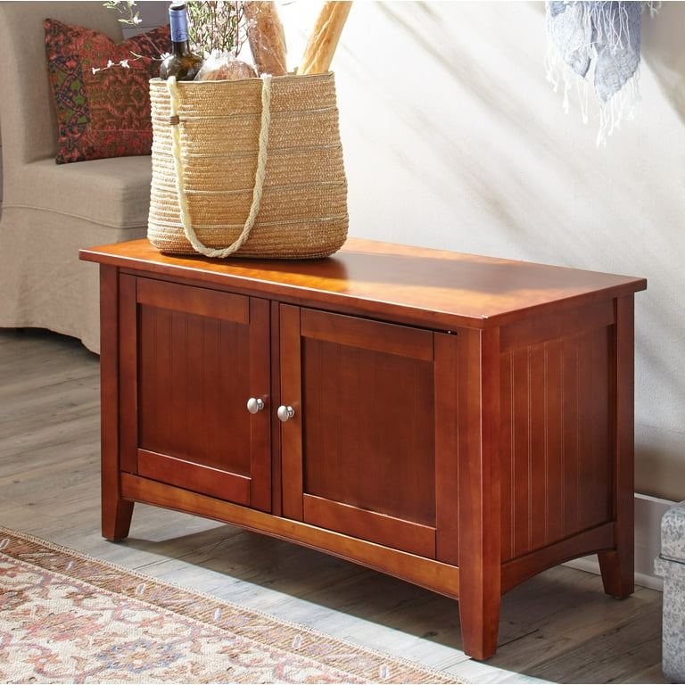 Alaterre Shaker Cottage Storage Bench/ Coat Hook with Storage