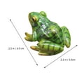 thumbnail image 4 of 2pcs Funny Resin Frogs Decor Desktop Creative Craft Adorable Frogs Figurine, 4 of 8
