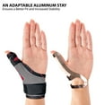 thumbnail image 5 of ORTONYX Thumb Immobilizer Brace Thumb Spica Support Splint- Arthritis, Pain, Sprains, Strains, Carpal Tunnel - Wrist Strap - Left or Right Hand, 5 of 7