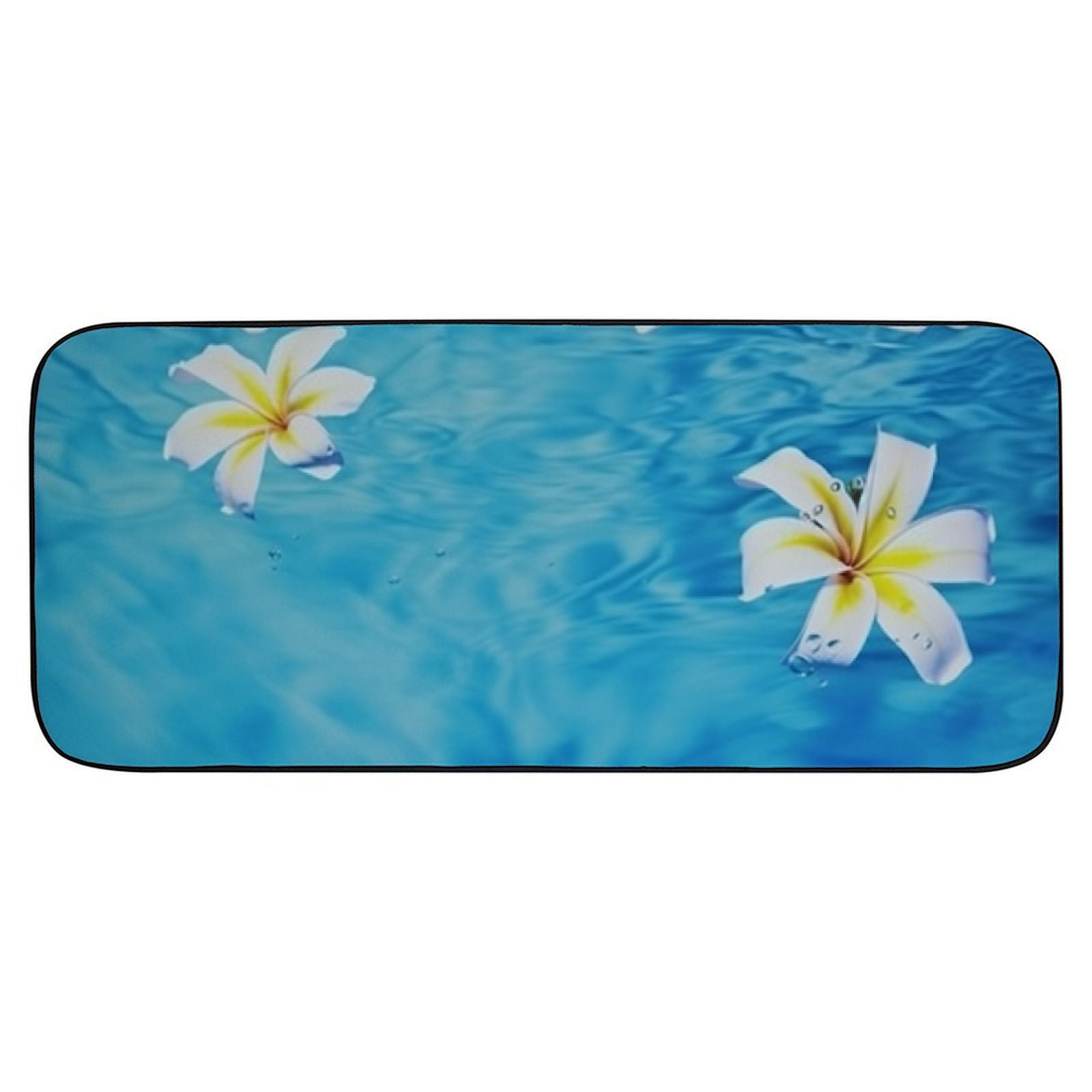 Heduofu Front Door Mat Welcome Mat, Non-Slip Absorbent Indoor Door Mats, Durable Rubber Backing Floor Doormat for Entryway, Patio, Porch, Pool 19.68*47.24 in