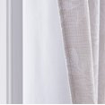 thumbnail image 2 of Jacquard Leaf Blackout Grommet Single Window Panel, 2 of 3