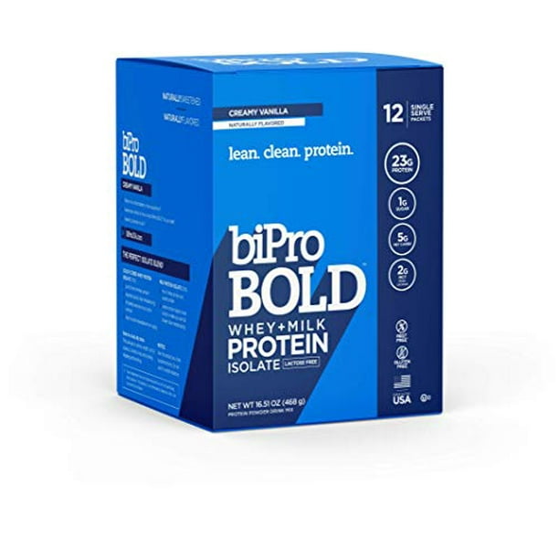 BiPro Bold toGo Milk & Whey Protein Powder Isolate for Every Lifestyle