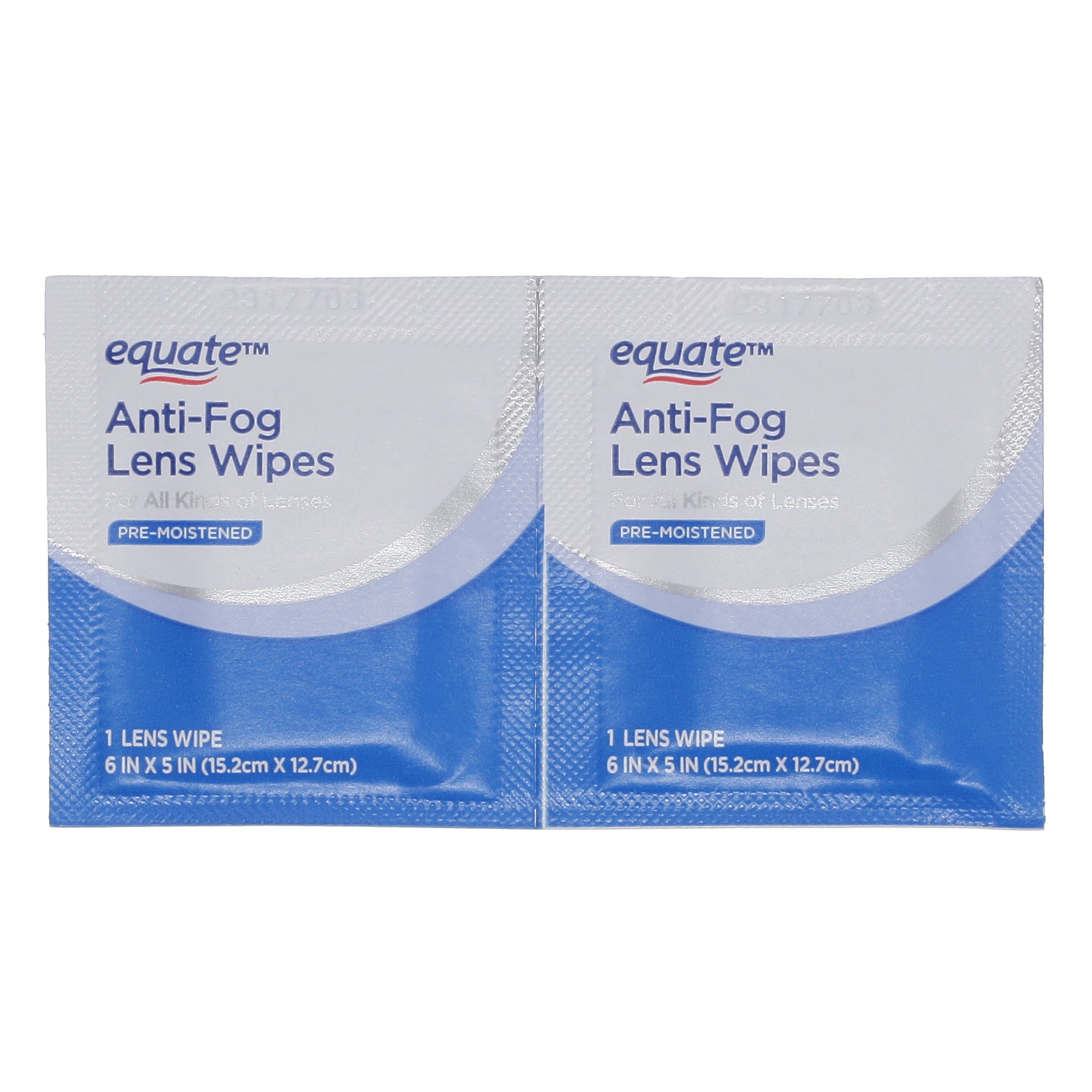 Equate Pre-Moistened Anti-Fog Lens Cleaning Wipes, 30 Count