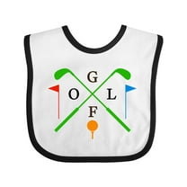 Inktastic Golfing Gifts for Kids Golf Boys or Girls Baby Bib