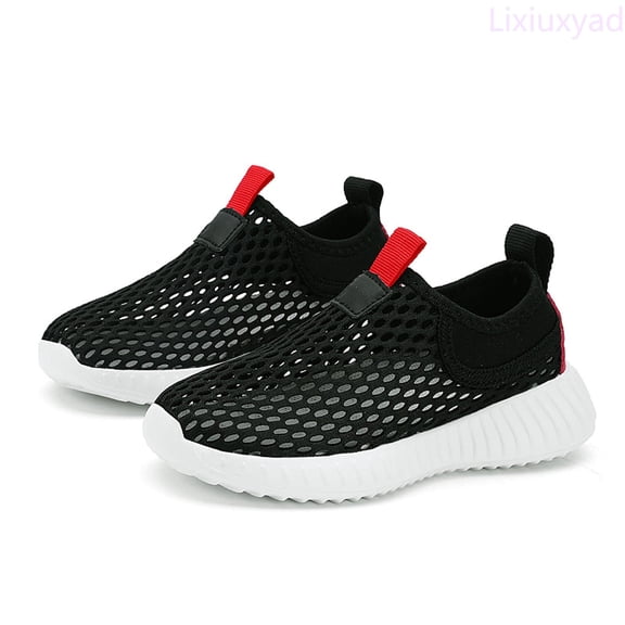 Lixiuxyad Girls Breathable Mesh Sneakers For Everyday Wear Lightweight Comfortable Sports Shoes For Kids asual Walking Running Strap Athletic Shoes Sizes 11.5(Little Kid 5-5.5 Years)