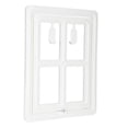 thumbnail image 2 of Pet Small Size Dog Cat Removable Door with Magnetic Flap Supply Simple InstallationWhite Small, 2 of 9