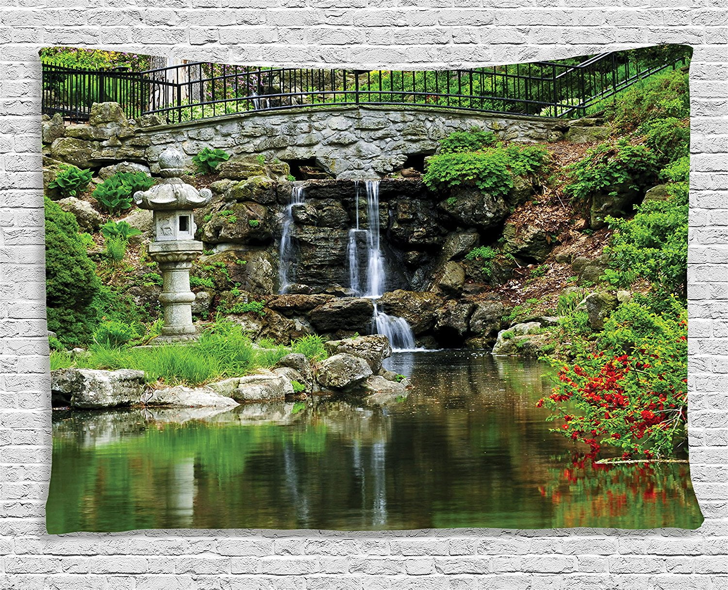 Details about   Lovely Nature Waterfall picture Print On Framed Canvas wall Art Home Decoration 