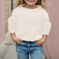 thumbnail image 4 of Kiijoy Toddler Girls Pullover Sweatshirt Winter Warm Crewneck Sweatshirt, Sizes 3-4, 4 of 4