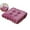 Purple, variant on Winter Insulation Cushion, Square Tufted Chenille Cushion, Meditation Floor Pillow Seating Cushion, Floor Cushion for Living Room, Fireplace, Reading Nook, 17.5x17.5 Inch