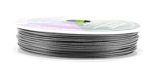 10 Rolls Stainless Steel Beading Wires Round Tiger Tail Strings 25 Gauge 0.45mm 