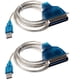 thumbnail image 1 of 2X Cable USB A Paralelo IEEE 1284 Impresora (Conecta Tu Vieja Impresora Paralela A Un Puerto USB), 1 of 4