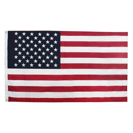 US American Flag 2.5x4 FT - Presidential SolarMax Nylon Flag, Embroidered Stars & Sewn Stripes - Made in USA, Reinforced Fly, with Grommets