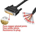 thumbnail image 2 of Conector de conexión sin soldadura AMBEST DB25 macho con cable de 1,5 m, 2 of 6