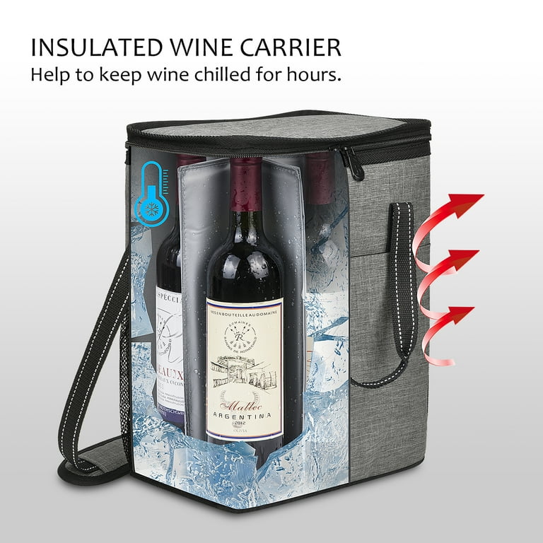 6 pack wine carrier sale