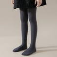 thumbnail image 2 of Jgppe Girls Tights Knit Warm Footed Cotton Solid Color High Waist Leggings Stockings Pantyhose for 0-12 Years, 2 of 3