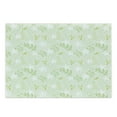 thumbnail image 1 of Mint Cutting Board, Swirling Floral Branches with Leaves and Flower Florets Nature Print, Decorative Tempered Glass Cutting and Serving Board, Large Size, Fern Green White, by Ambesonne, 1 of 1