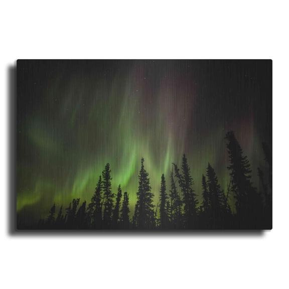 Luxe Metal Art 'Northern Lights 2' by Luxe Portfolio, Metal Wall Art, 36"x24"