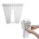thumbnail image 1 of melotizhi Storage Rack Toothpaste Rack Wall Mounted Storage Rack Wall Lotion Bottle Hook Shampoo Bottle Rack Kitchen Wall Storage Rack Hand Soap Dispenser Wall Mounted Rack, White, 1 of 5