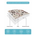 thumbnail image 5 of Dog Paw Summer Quilt Set Twin Size, Soft Microfiber Quilted Bedding Set with 2 Pillow Shams, Vintage Farmhouse Dog Bones Love Heart Lightweight All Season Bedspread Coverlet for Bedroom 68"x86", 5 of 6