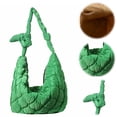 thumbnail image 4 of Bolso Crescent Bag Acolchado Bowknot Correa Mujer Gran Capacidad Hobo, 4 of 9