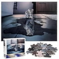 thumbnail image 1 of 1000pcs Cat and Tiger Jigsaw DIY Puzzle Toys Assembling Picture Decoration 26-27s, 1 of 5