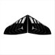 thumbnail image 1 of Rear Window Louvers Shutters Blinds Cover Trim For BMW Glossy Black, 1 of 5