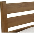 thumbnail image 3 of Camaflexi Mid Century Platform Bed Queen Size Solid Wood Bed Frame, Castanho 100% Solid Wood, 3 of 14