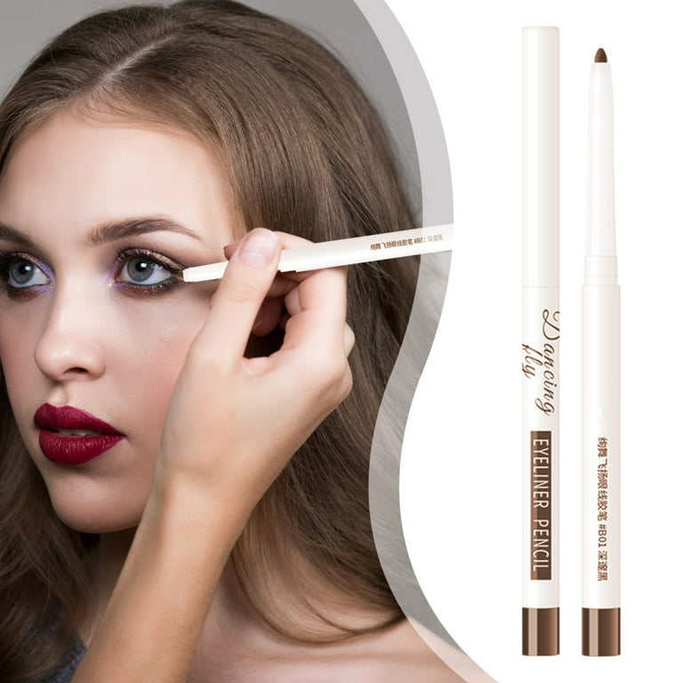 Eye Liner With Self Sharpening Pencil Eye Shadow Pencil Hypoallergenic Eyeliners for Beginners Professional Eye Makeup B03 Earth Brown