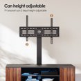 thumbnail image 5 of FITUEYES Floor Stand with Mount and Power Outlet, with LED Lights for 32-70 inch TVs, 5 of 9