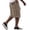 Brown, variant on Cargo Shorts for Men Polka Dot Print Corduroy Cargo Shorts Vintage Knee Length Shorts for Men,Black(XL)