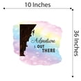 thumbnail image 3 of Watercolor Decal Adventure Is Out There Living Room Wall Decal for Family Sport Colorful Sparkling Background Art Cute Themed Room Décor - Size: 40 In x 36 In, 3 of 4