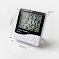 thumbnail image 4 of Amdohai Thermometer Hygrometer with Clock Digital Humidity Temperature Gauge Temp. Monitor, 4 of 9