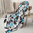thumbnail image 3 of Disketp Panda Cute Hearts Cozy Flannel Fleece Throw Blanket: Has a velvety texture for All Seasons - Perfect for Women, Men, & Kids"60"x50", 3 of 6