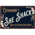 thumbnail image 1 of Catherine's SHE SHACK Sign Metal Shed Tin Metal Wall Decor 8 x 12 Matte Finish Metal 108120060049, 1 of 1