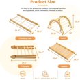 thumbnail image 6 of 6 in 1 Pikler Triangle Set, DEYGIA Wooden Montessori Climbing Set with Ramp, Arch, Slide and Net, Toddler Climbing Toys Indoor for Kids Aged 1-7 Years, 6 of 8