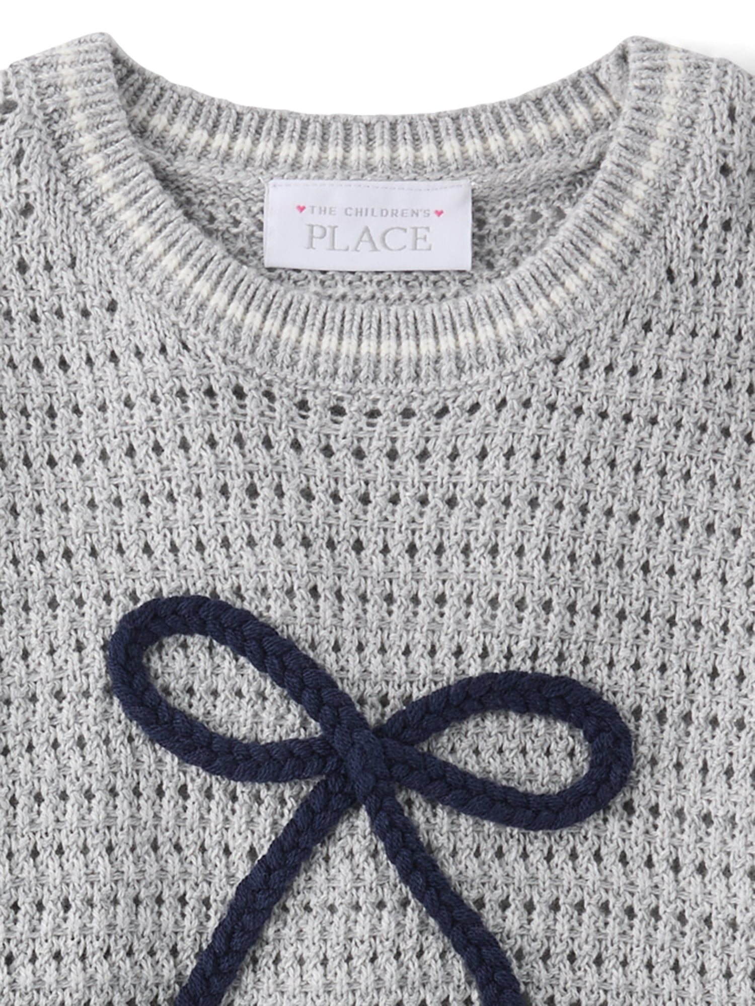 The Children's Place Toddler Girls Long Sleeve Embellished Sweater, Sizes 12M-5T