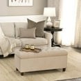 thumbnail image 3 of HomePop Ainsley Button Tufted Storage Bench, Multiple Colors, 3 of 9